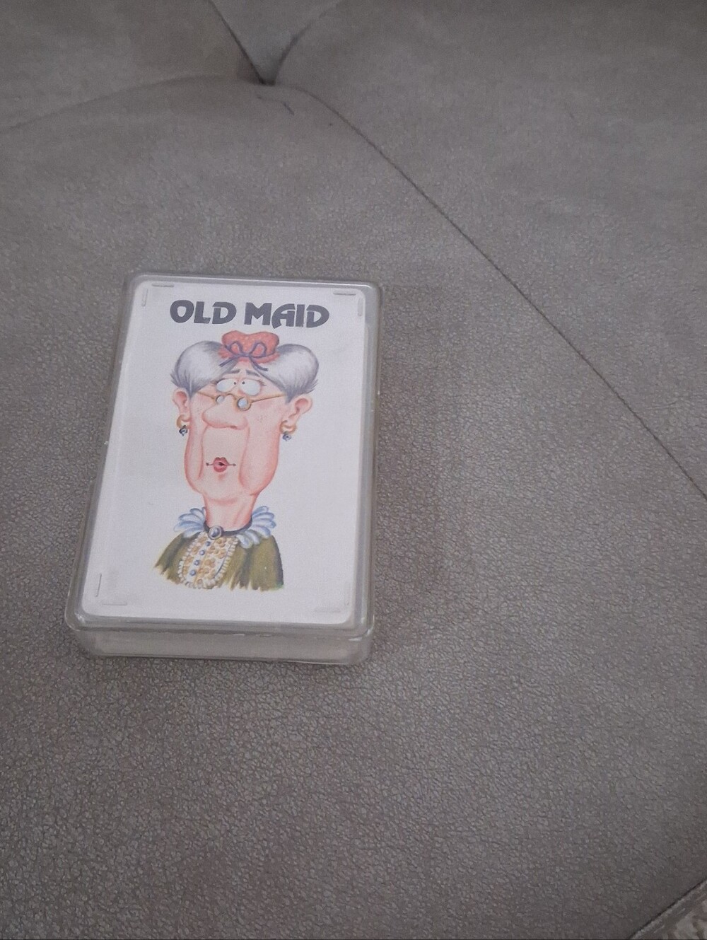 Vintage 1970's Old Maid Card Game In Its Origional Plastic Case